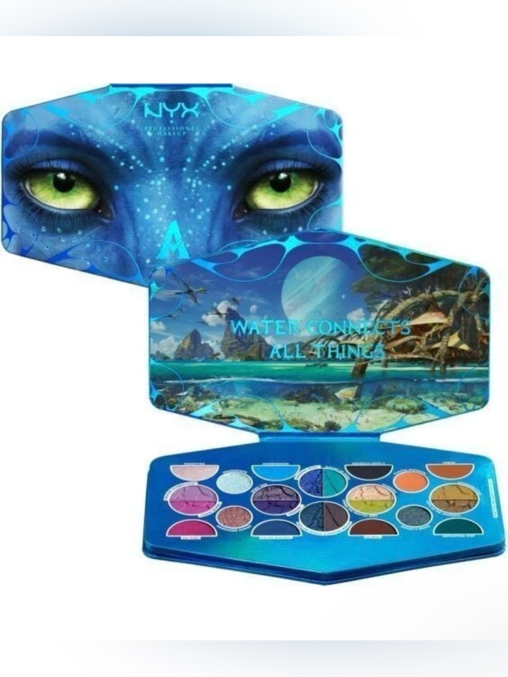 NWT NYX x Avatar The Way of Water Eyeshadow Color Palette Limited Edition